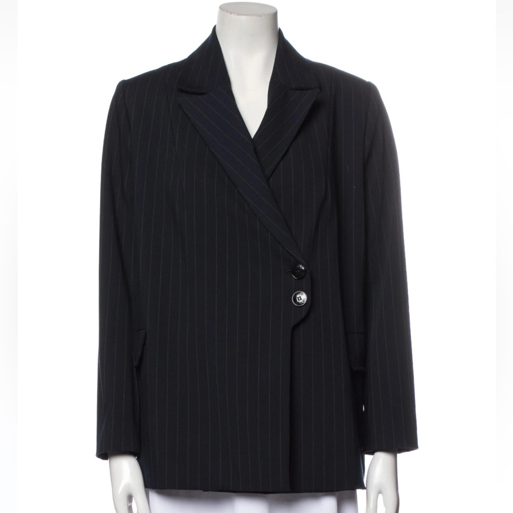GANNI Striped Blazer